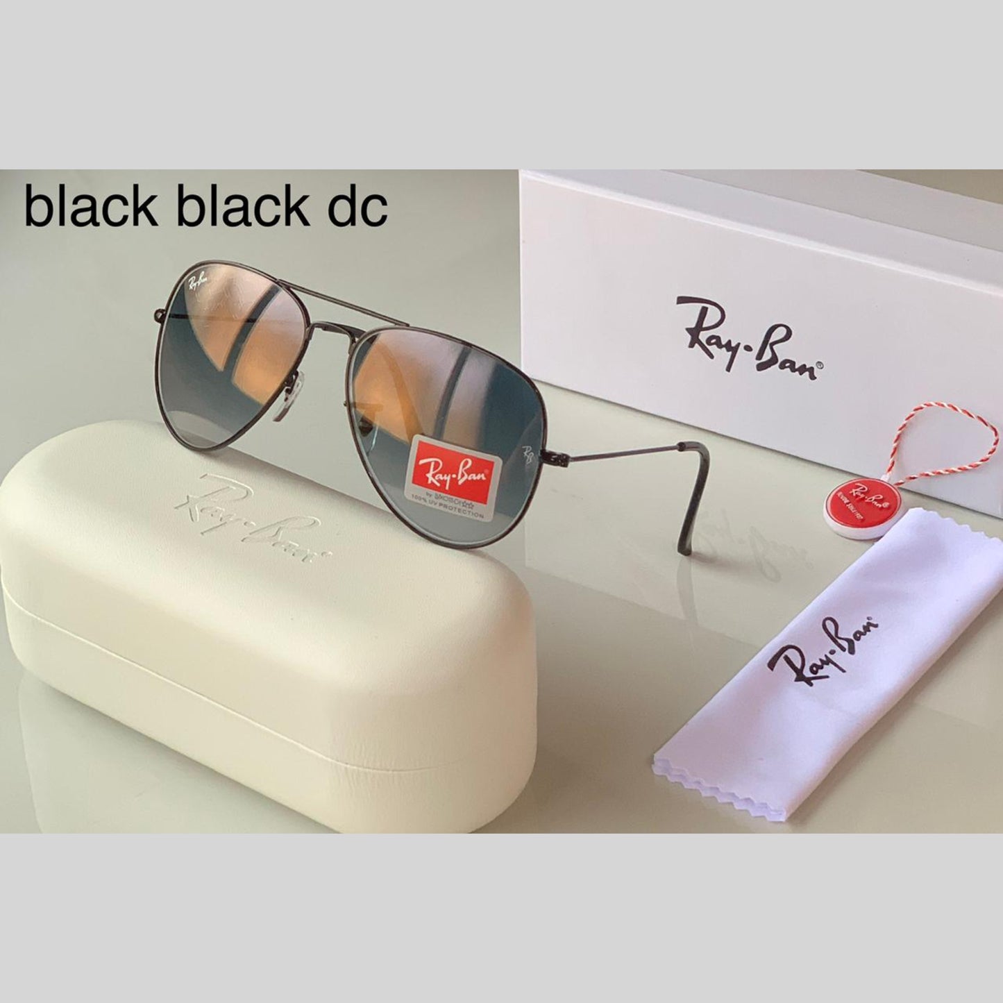 Black Shaded & Black ( 3026 ) Aviator Men's Hot Favorite Trendy Sunglasses.