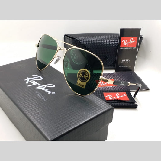 Green & Gold 3517 Oval Trendy Hot Favourite Wintage Sunglass For Unisex.