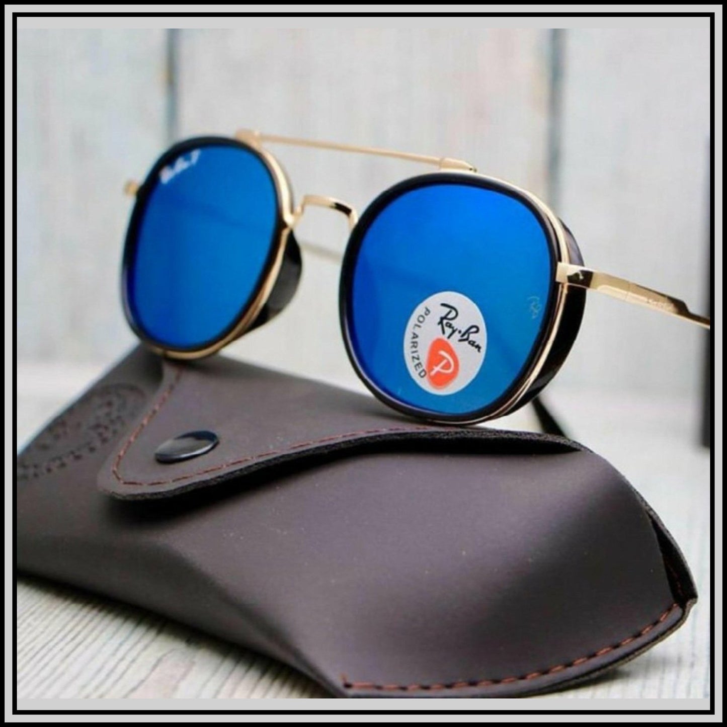 Blue & Gold ( 4612 ) New 26-mm Men's Sunglasses