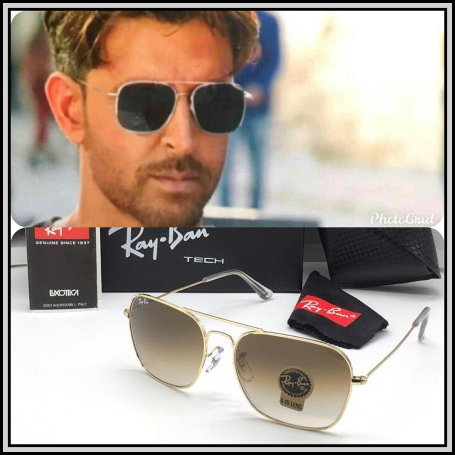 Brown Dc & Gold ( 3136 ) New 26-mm Men's Sunglasses.