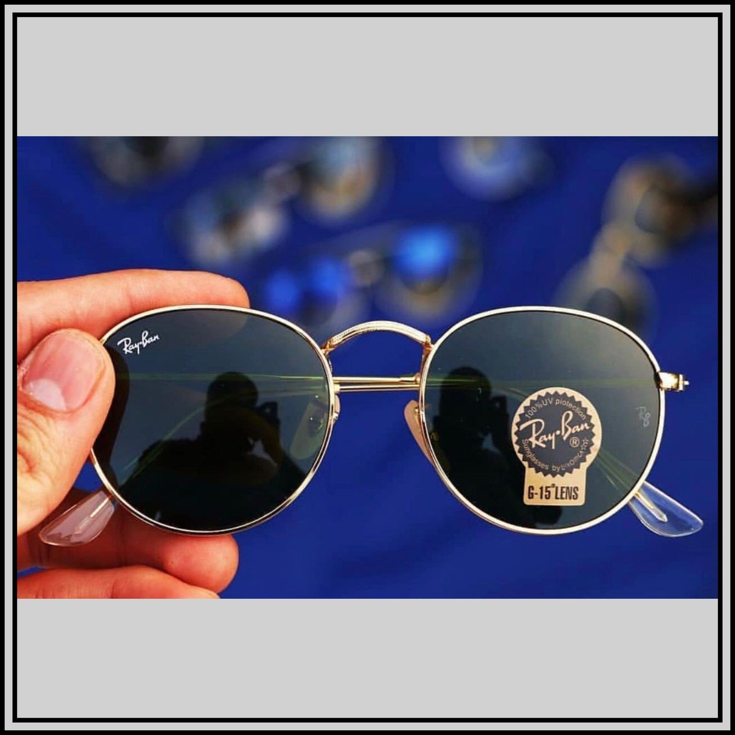 Green & Gold ( 3447) New 26-mm Men's Sunglasses.
